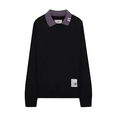 Maison Mihara Yasuhiro Solid Color Logo Hoodie Black A09HD711-BLACK