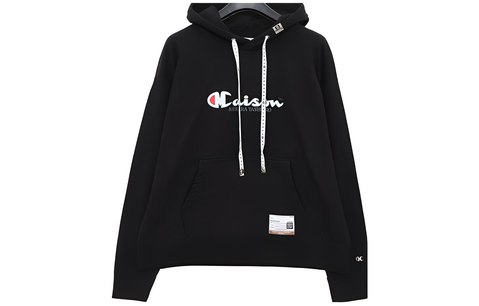 Maison Mihara Yasuhiro Solid Color Loose Fit Zip-Up Hoodie Jacket Black Men A11CT043BLACK