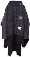 Maison Mihara Yasuhiro Solid Color Loose Fit Zip-Up Hoodie Jacket Black Men A11CT043BLACK Maison Mihara Yasuhiro Solid Color Loose Fit Zip-Up Hoodie Jacket Black Men A11CT043BLACK
