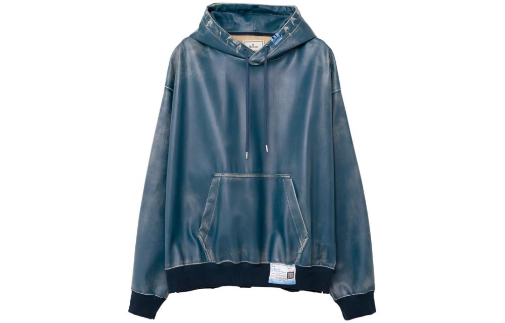 Maison Mihara Yasuhiro Solid Color Patch Hoodie Jacket Purple () I07BL011-PURPLE