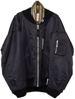 Maison Mihara Yasuhiro Solid Color Zip-Up Jacket Black A11BL051-BLACK Maison Mihara Yasuhiro Solid Color Zip-Up Jacket Black A11BL051-BLACK