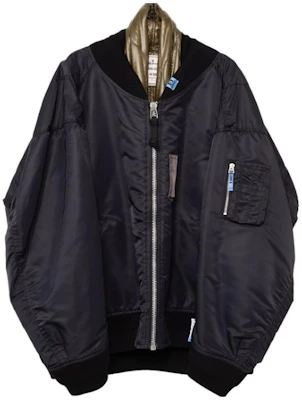 Maison Mihara Yasuhiro Jaket Hitam Resleting Solid Color A11BL051-BLACK Buy Maison Mihara Yasuhiro Jaket Hitam Resleting Solid Color A11BL051-BLACK