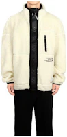 Maison Mihara Yasuhiro Solid Zip-Up Loose-Fit Jacket White A09BL631-WHITE Maison Mihara Yasuhiro Solid Zip-Up Loose-Fit Jacket White A09BL631-WHITE