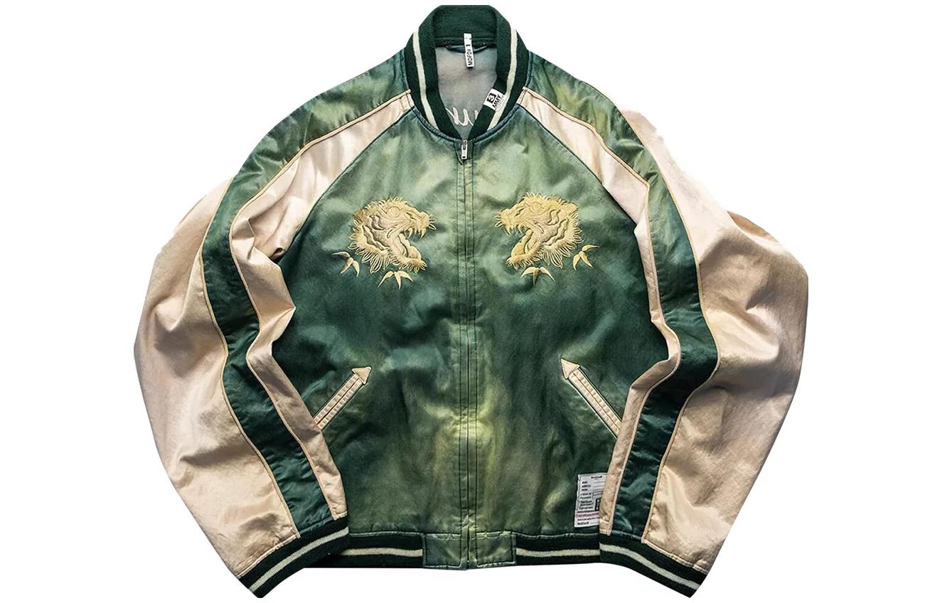 Maison Mihara Yasuhiro SS23 Colorblock Letter Print Hoodie Men Off-White A10HD581-WHIT