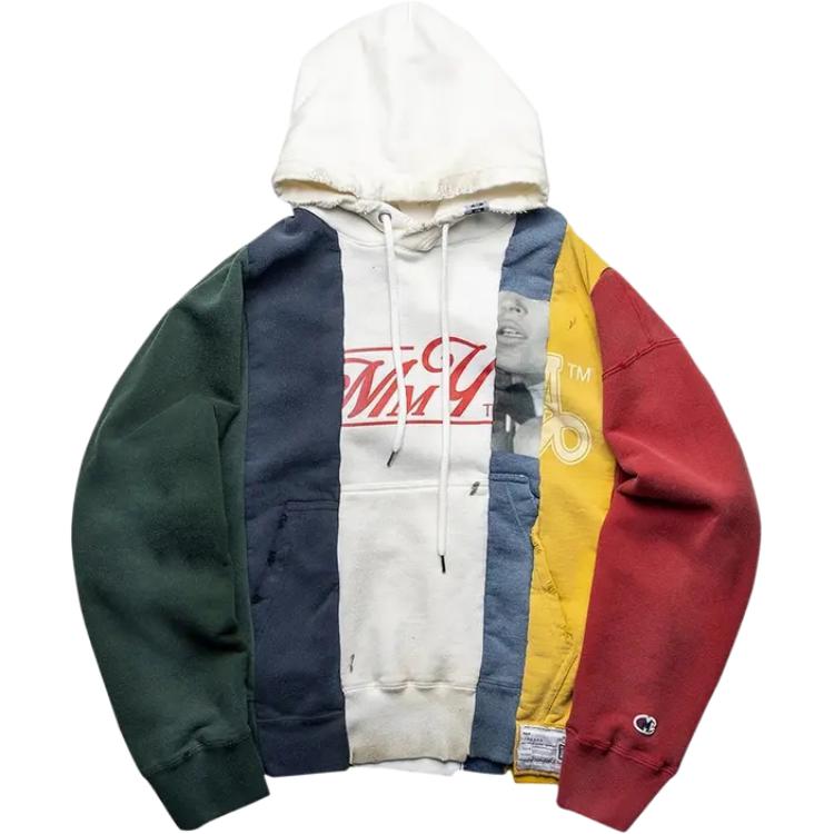 Maison Mihara Yasuhiro SS23 Colorblock Zip Pocket Bomber Jacket Khaki A10BL051