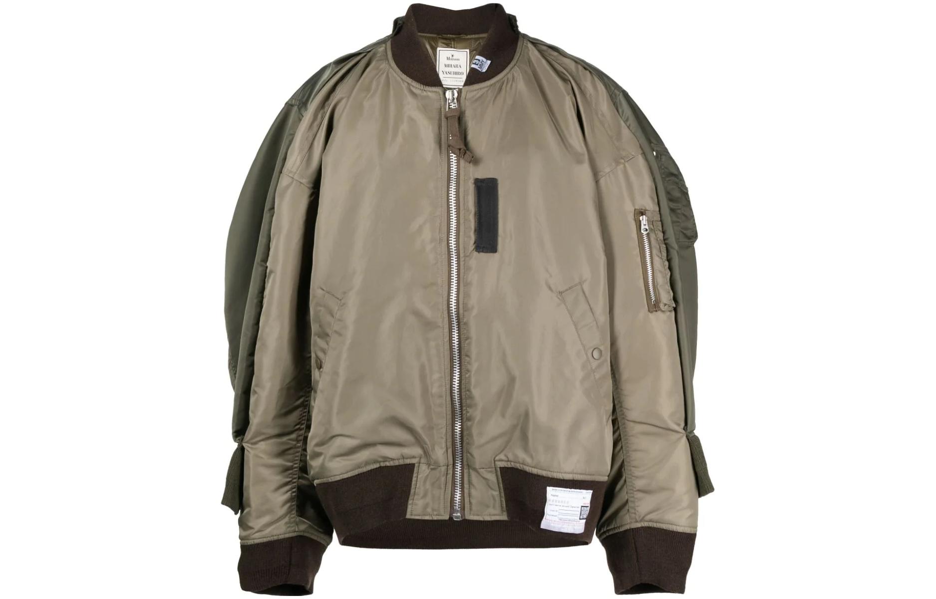 Maison Mihara Yasuhiro SS23 Distressed Logo Print Long Sleeve Sweatshirt White Men J10PO513