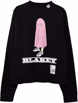 Maison Mihara Yasuhiro SS23 黑色印花宽松款套头卫衣 男女同款 A09PO722-BLACK Buy Maison Mihara Yasuhiro SS23 黑色印花宽松款套头卫衣 男女同款 A09PO722-BLACK