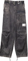 Maison Mihara Yasuhiro SS24 Black Loose Fit Retro Multi-Pocket Cargo Pants. A12PT041-BLACK Maison Mihara Yasuhiro SS24 Black Loose Fit Retro Multi-Pocket Cargo Pants. A12PT041-BLACK