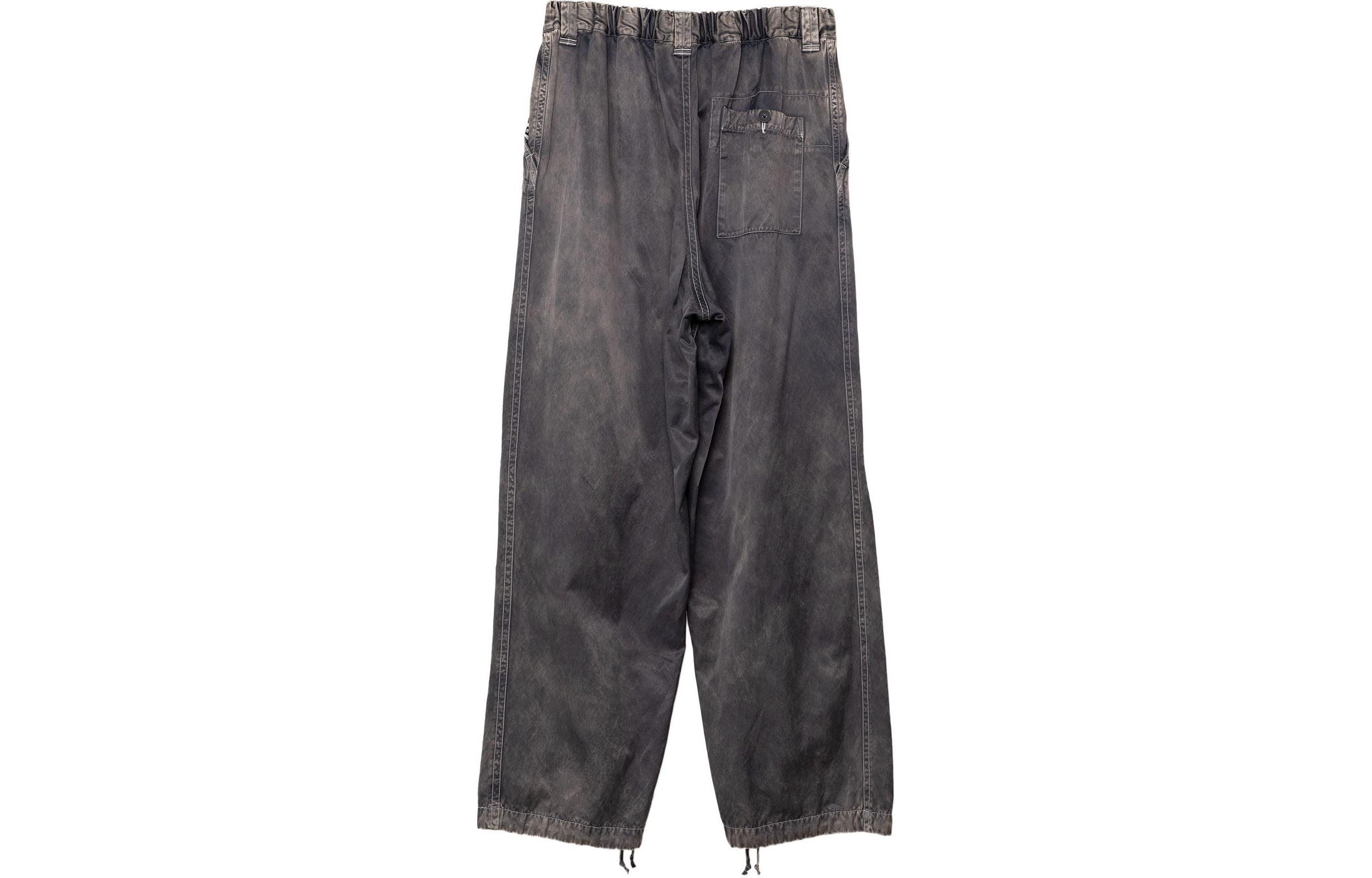 Maison Mihara Yasuhiro SS24  Black Loose Fit Retro Multi-Pocket Cargo Pants. A12PT041-BLACK 圖 3