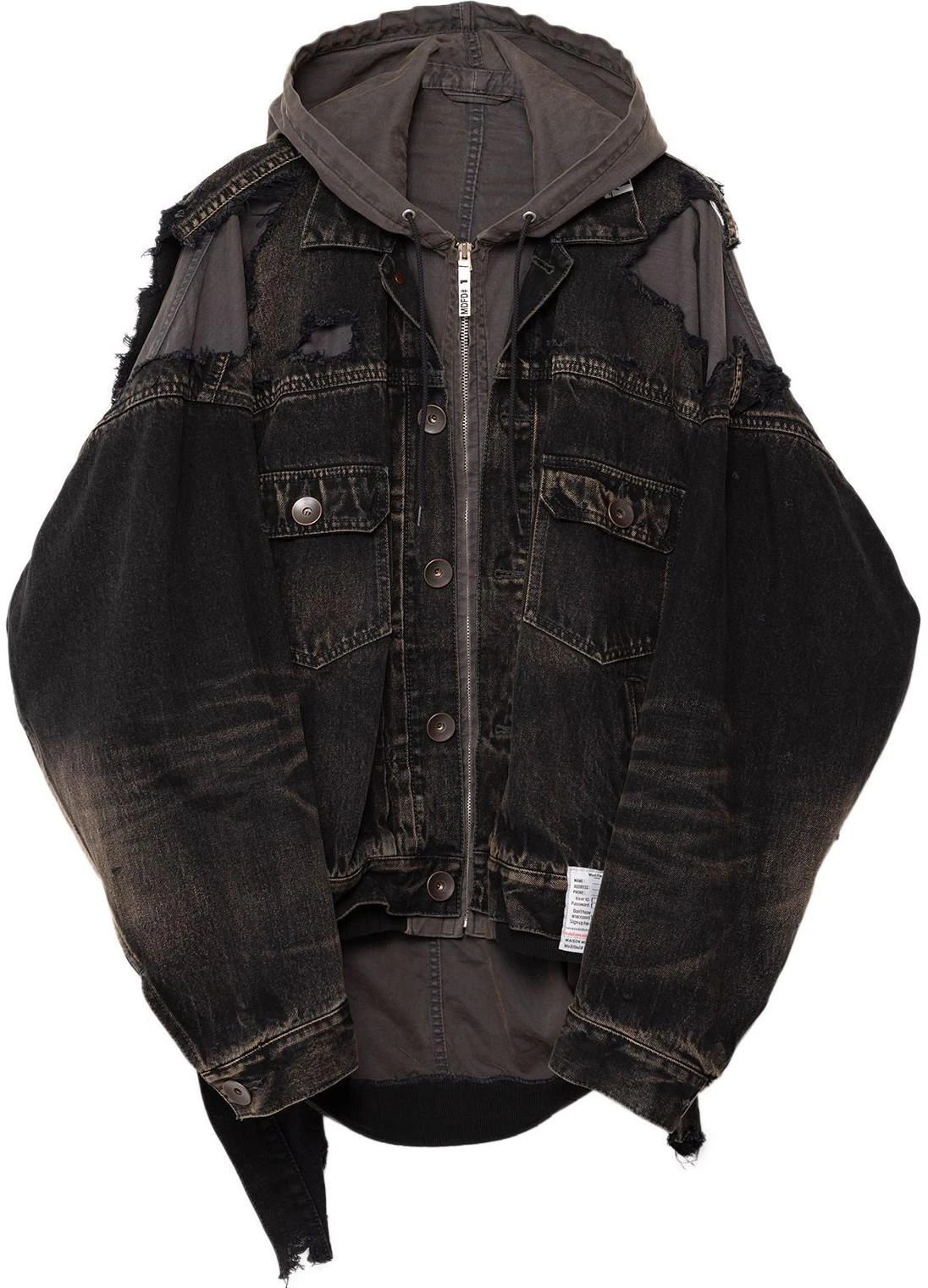 maison-mihara-yasuhiro-ss-24-oversized-layered-zip-up-denim-jacket-black-menswear-j12-bl-021-black