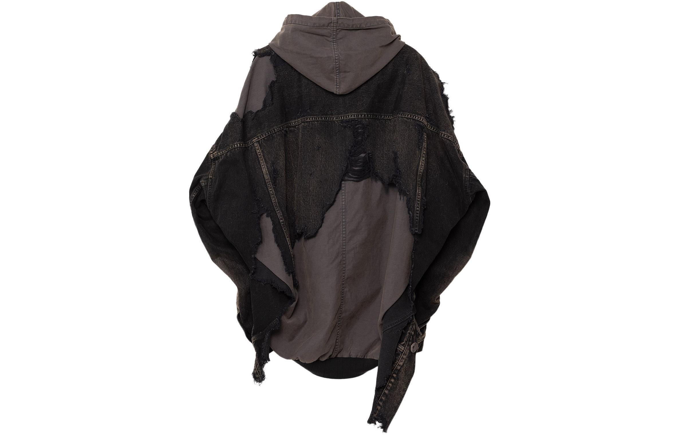 Maison Mihara Yasuhiro SS24 Oversized Layered Zip-Up Denim Jacket Black Menswear J12BL021-BLACK 圖 3