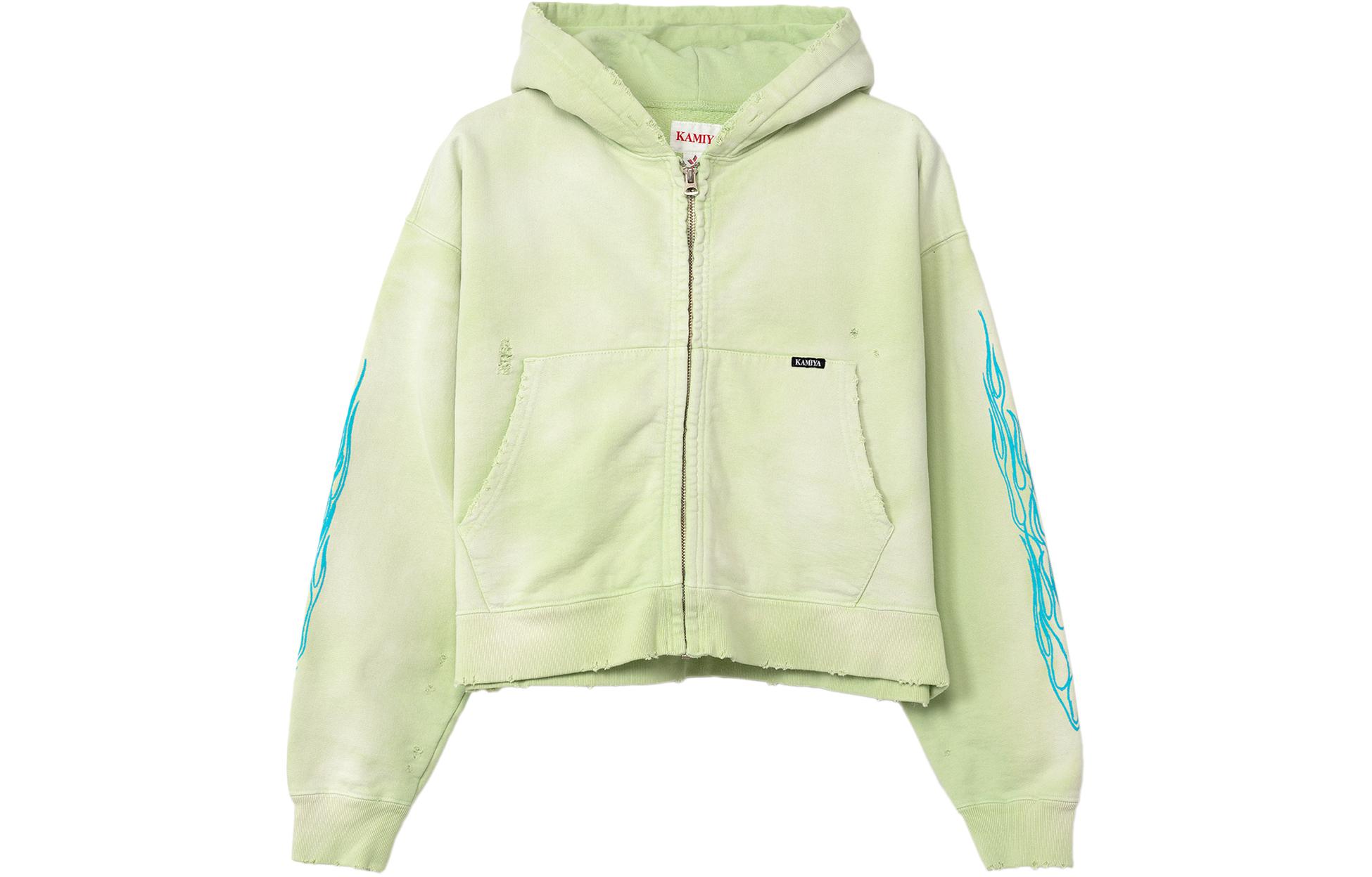 Maison Mihara Yasuhiro Stole Combined MA-1 Loose V-Neck Zipper Jacket Khaki Mens A11BL051-KHAKI