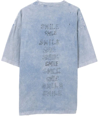 Maison Mihara Yasuhiro SS25 微笑Logo印花藍色寬鬆版T恤 男款 A14TS622-BLUE Lookbook Maison Mihara Yasuhiro SS25 微笑Logo印花藍色寬鬆版T恤 男款 A14TS622-BLUE