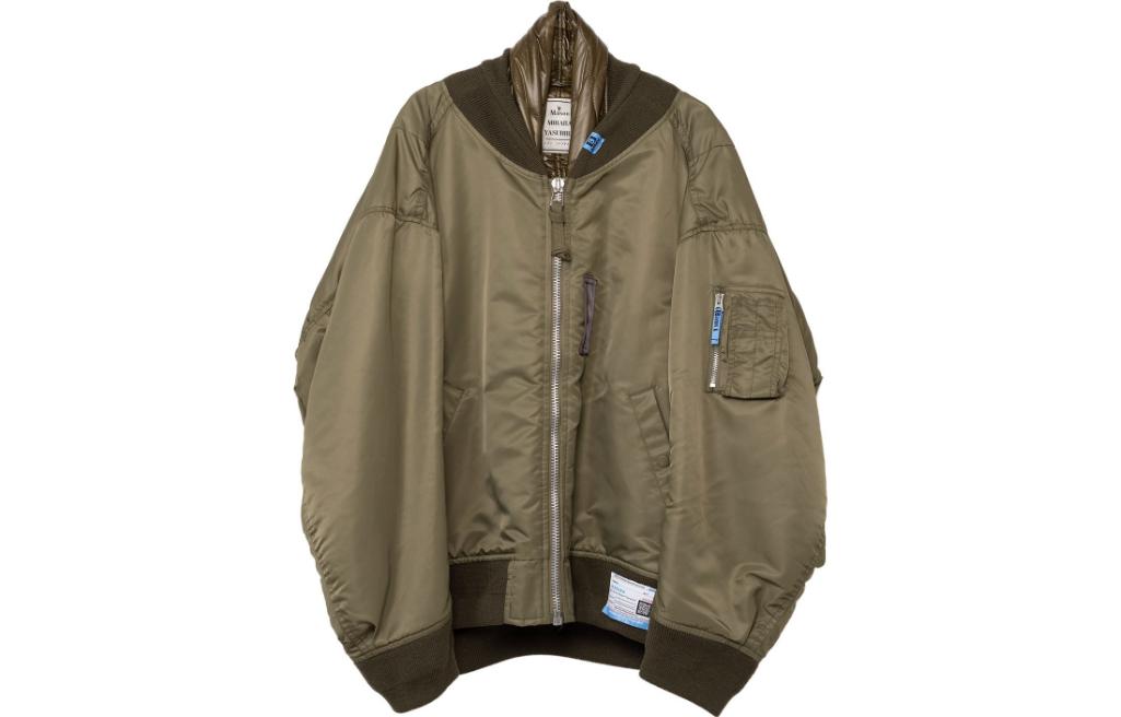 Maison Mihara Yasuhiro Striped Button-Up Hoodie Jacket 1320629M14503