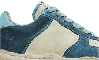 Order Maison Mihara Yasuhiro Wayne OG Suola Bassa in Pelle ''Blu Bianco'' Distressed A10FW710BLUEWHITE