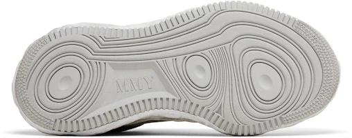 Shop Maison Mihara Yasuhiro Wayne OG Suola Bassa in Pelle ''Blu Bianco'' Distressed A10FW710BLUEWHITE