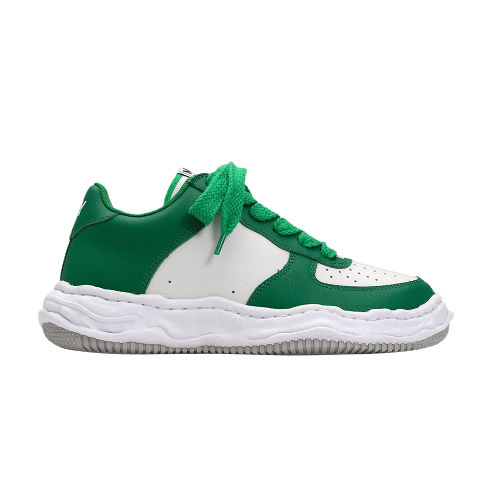 Buy Maison Mihara Yasuhiro Wayne OG Sole Kulit Rendah 'Hijau Putih' A08FW706GREENWHITE