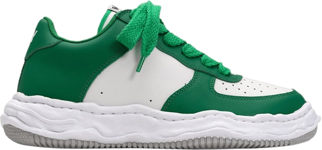 Maison Mihara Yasuhiro Wayne OG Suela Cuero Bajo 'Verde Blanco' A08FW706GREENWHITE Buy Maison Mihara Yasuhiro Wayne OG Suela Cuero Bajo 'Verde Blanco' A08FW706GREENWHITE