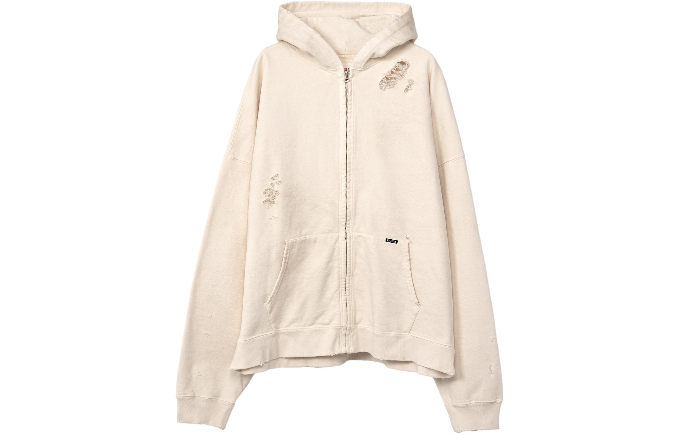 Maison Mihara Yasuhiro White Solid Color Long Sleeve Crewneck Sweatshirt I12PO502-WHITE