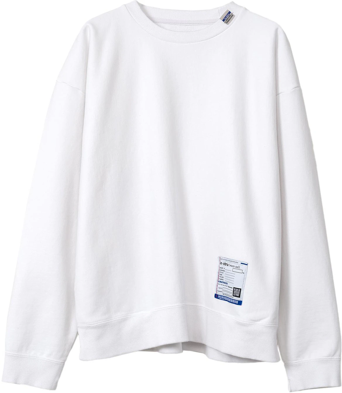 maison-mihara-yasuhiro-white-solid-color-long-sleeve-crewneck-sweatshirt-i12-po-502-white
