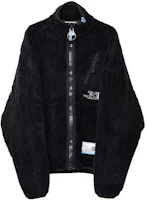 Maison Mihara Yasuhiro Wide Back Boa Blouson Graphic Print Zip Jacket Black Men A11BL621-BLACK Maison Mihara Yasuhiro Wide Back Boa Blouson Graphic Print Zip Jacket Black Men A11BL621-BLACK