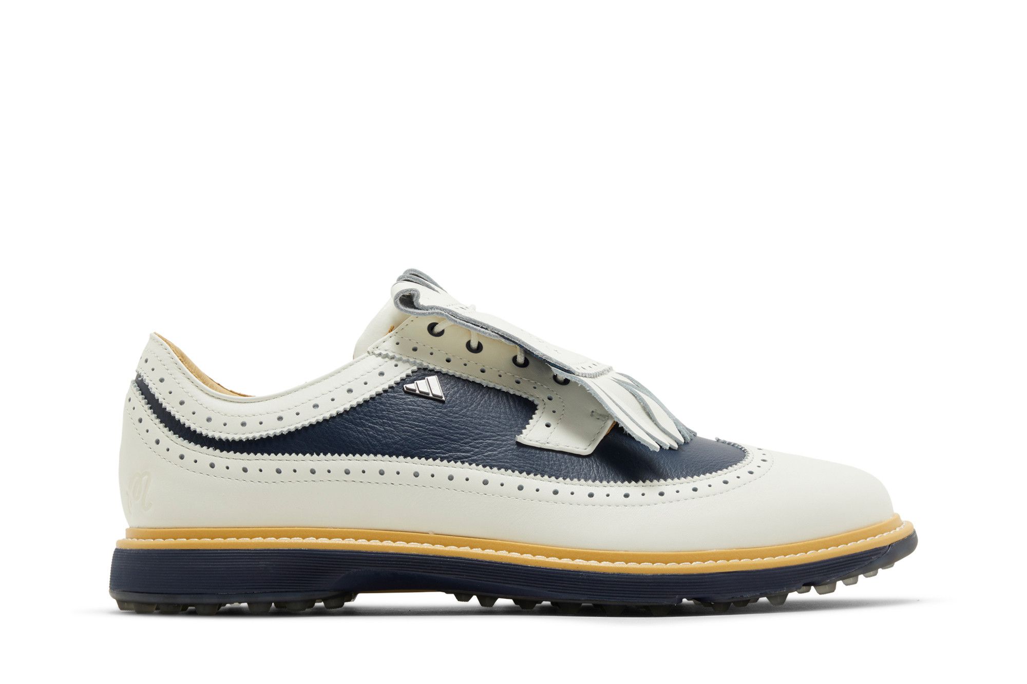 Malbon Golf x adidas MC87 Spikeless Golf 'Off White Collegiate Navy' IF8648