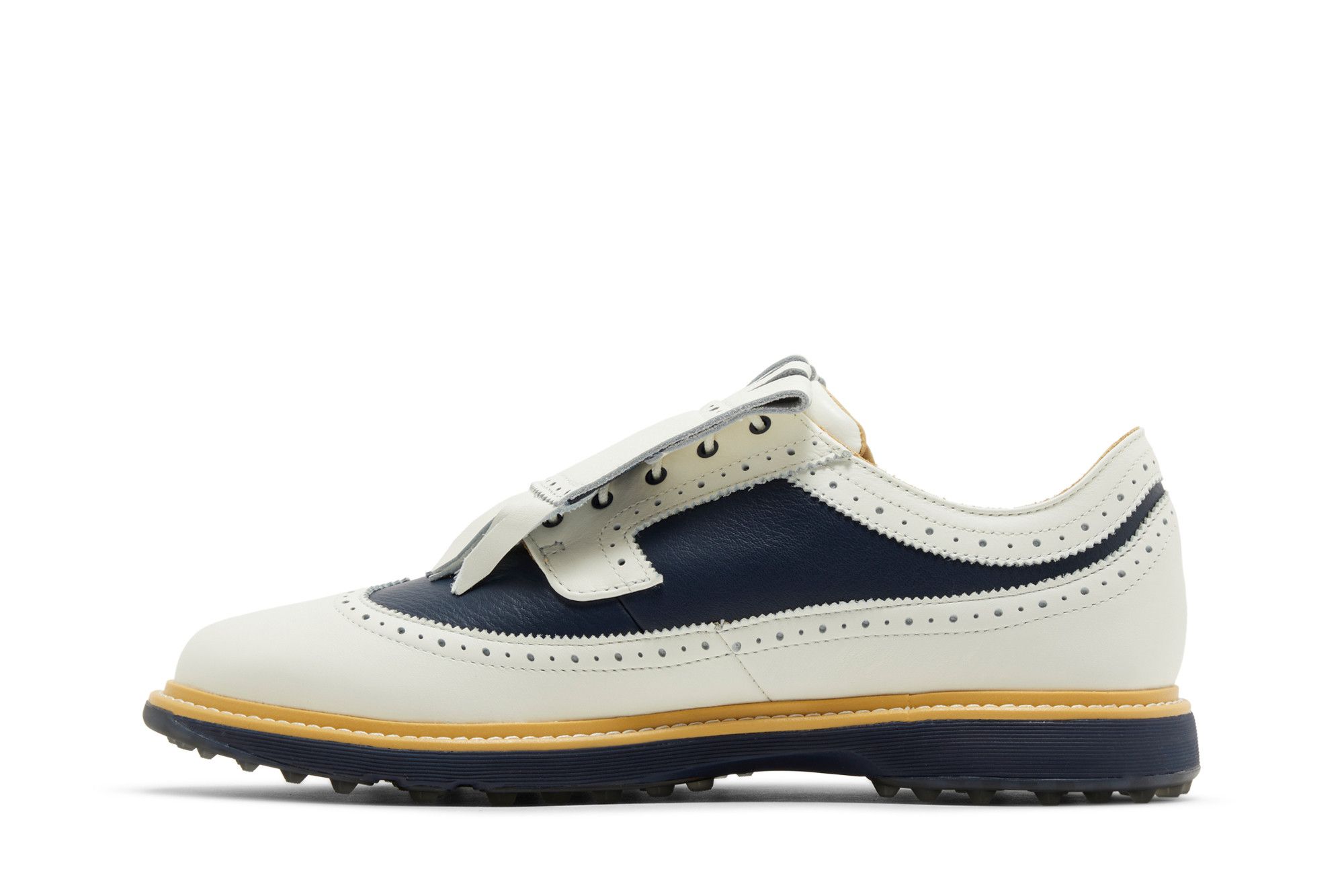 Lookbook Malbon Golf x adidas MC87 Spikeless Golf ''Off White Collegiate Navy'' Schoenen IF8648
