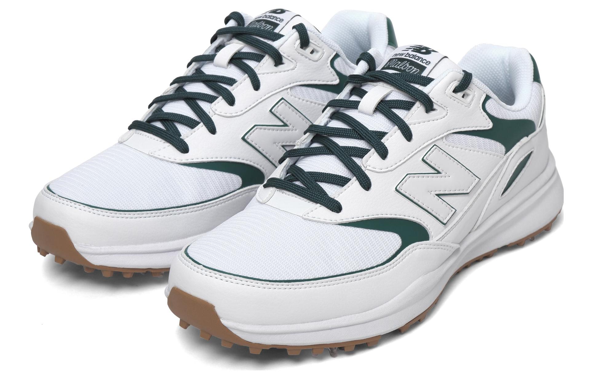 Buy Malbon Golf x New Balance Heritage 'White Green' MG100WG