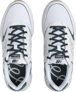 Malbon Golf x New Balance Heritage 'Putih Hijau' MG100WG Shop Malbon Golf x New Balance Heritage 'Putih Hijau' MG100WG