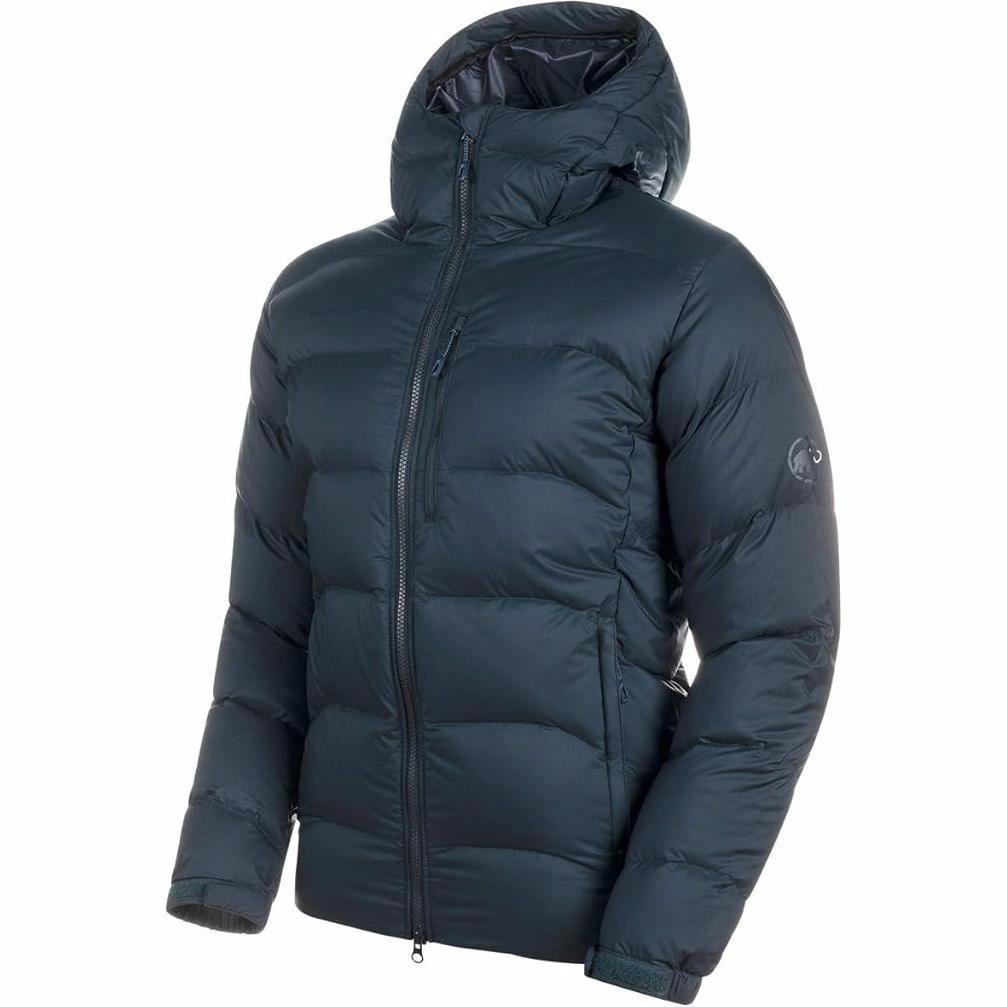 MAMMUT  Exceleron Logo Hooded Down Jacket with Full-Zip and Long Sleeves. 1013-00701 圖 6