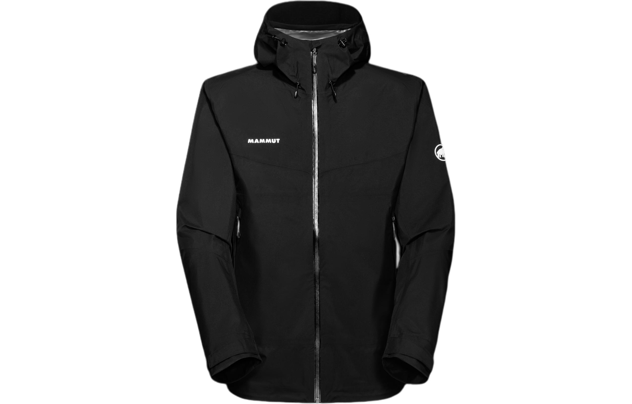 MAMMUT  Lightweight Waterproof Breathable Hiking Jacket Black GTX Shell 1010-27842