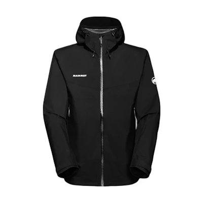 MAMMUT Lightweight Waterproof Breathable Hiking Jacket Black GTX Shell 1010-27842