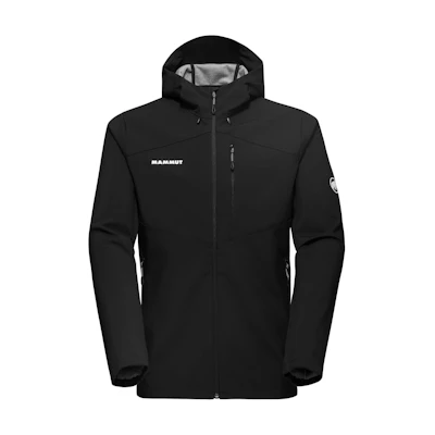 MAMMUT Outdoor Softshell Hooded Jacket - Windproof, Waterproof & Breathable. 1011-02450