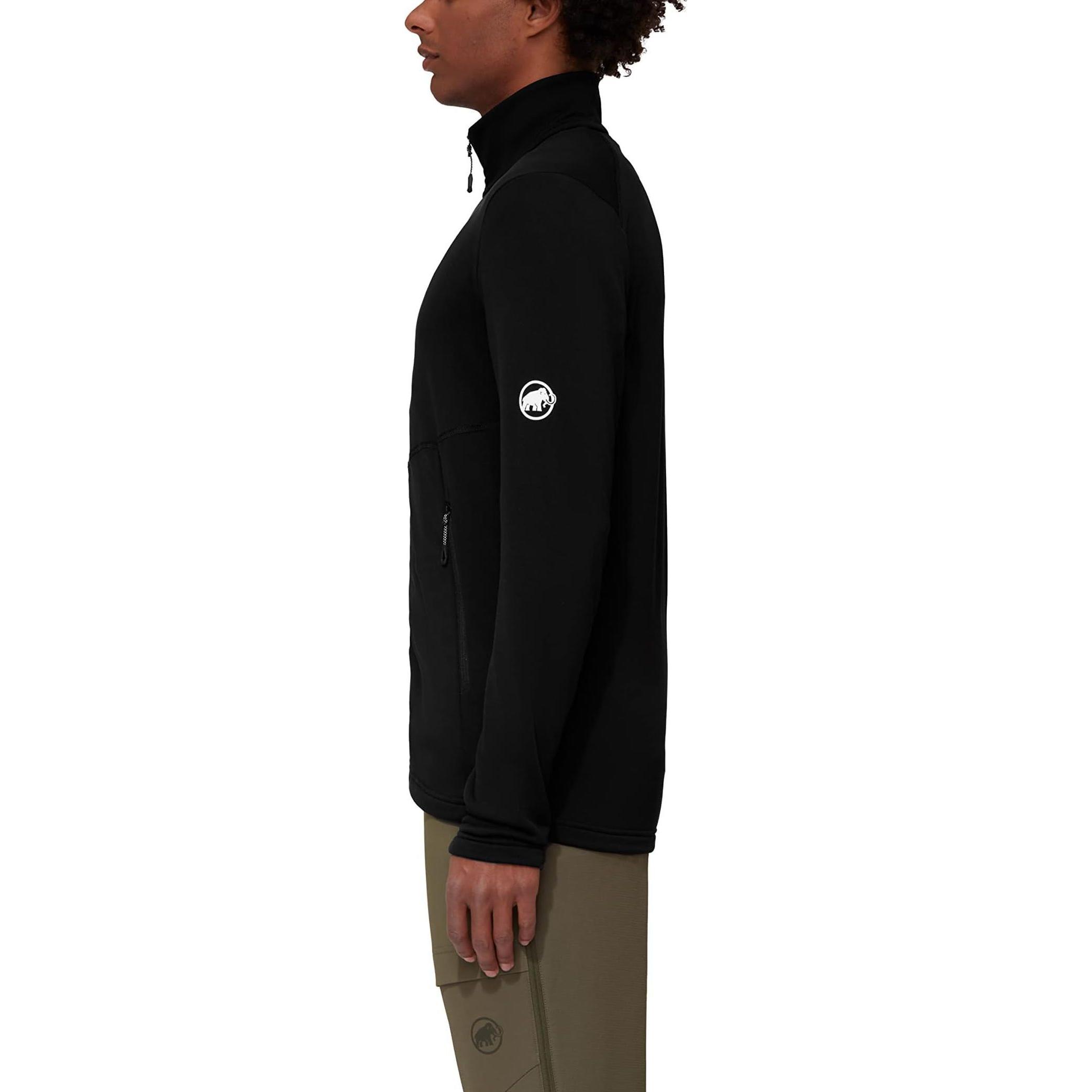 Shop Chaqueta Polar Ajustada Negra MAMMUT Aconcagua Light con Logo. 1014-04270