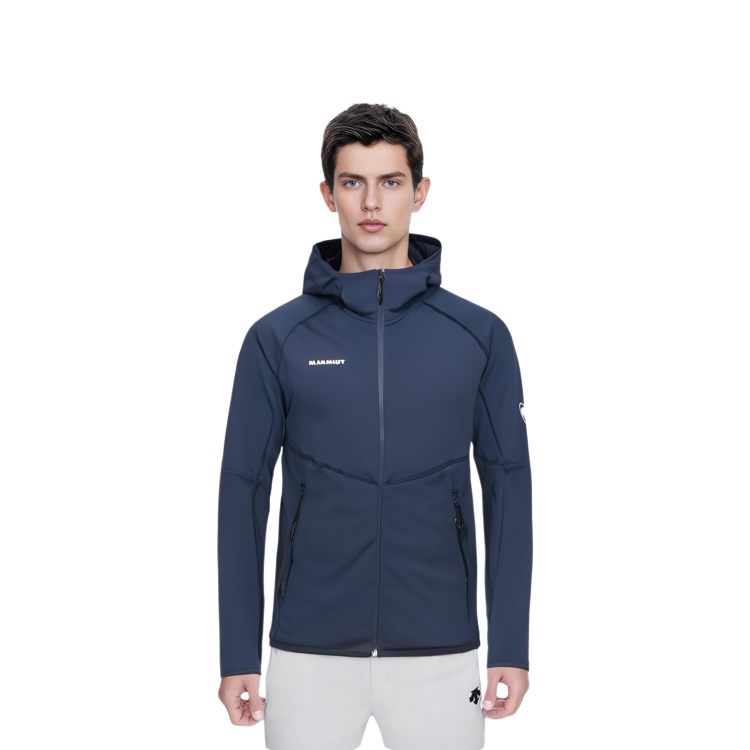 MAMMUT Aconcagua Solid Logo Fleece Jacket Men’s - Sky Blue 1014-04280 圖 7