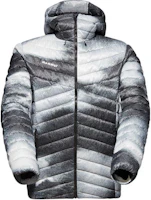 MAMMUT Albula Lightweight Windproof Hooded Jacket Black/White 1013-02941 MAMMUT Albula Lightweight Windproof Hooded Jacket Black/White 1013-02941