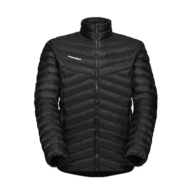 MAMMUT Albula Letter Print Stand Collar Puffer Jacket Black. 1013-01801