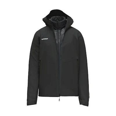 MAMMUT Alto Light 3-in-1 Waterproof Windproof Black Outdoor Jacket 1010-30860