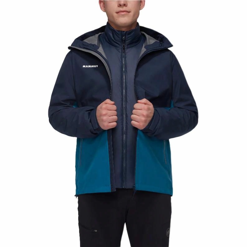 Mammut Alto Light 3-in-1 Waterproof Windproof Hiking Climbing Jacket for Men. 1010-30870 圖 17