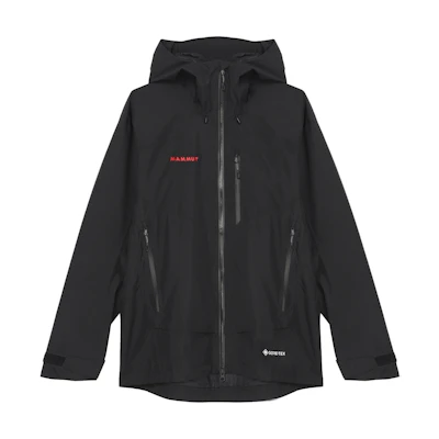 MAMMUT Ayako Pro 2.0 GTX Waterproof Breathable Hiking Jacket Men Black 1010-30750