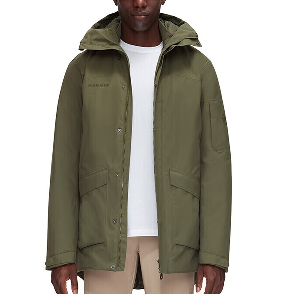 MAMMUT Chamuera HS  Solid Color Hooded Loose Fit Long Sleeve Jacket 1010-29030 圖 4