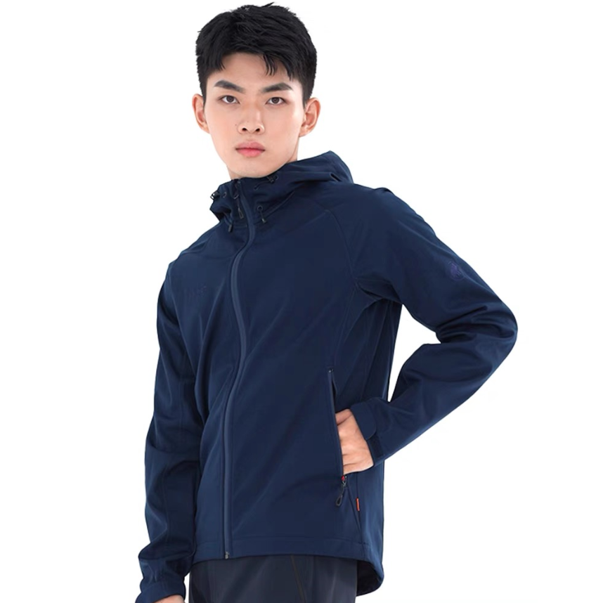 Cheap 猛瑪象Clion紅色軟殼防水防風外套 男女款可調帽 1011-21163