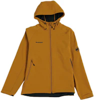 Mammut Clion Waterproof Fleece Jacket Brown with Logo Print Hoodie 1011-02060 Mammut Clion Waterproof Fleece Jacket Brown with Logo Print Hoodie 1011-02060