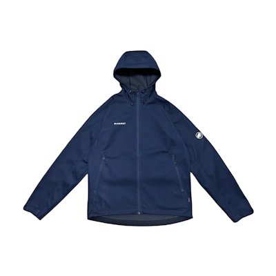 MAMMUT Clion Windproof Breathable Softshell Jacket Unisex - Dark Night Blue 1011-21164