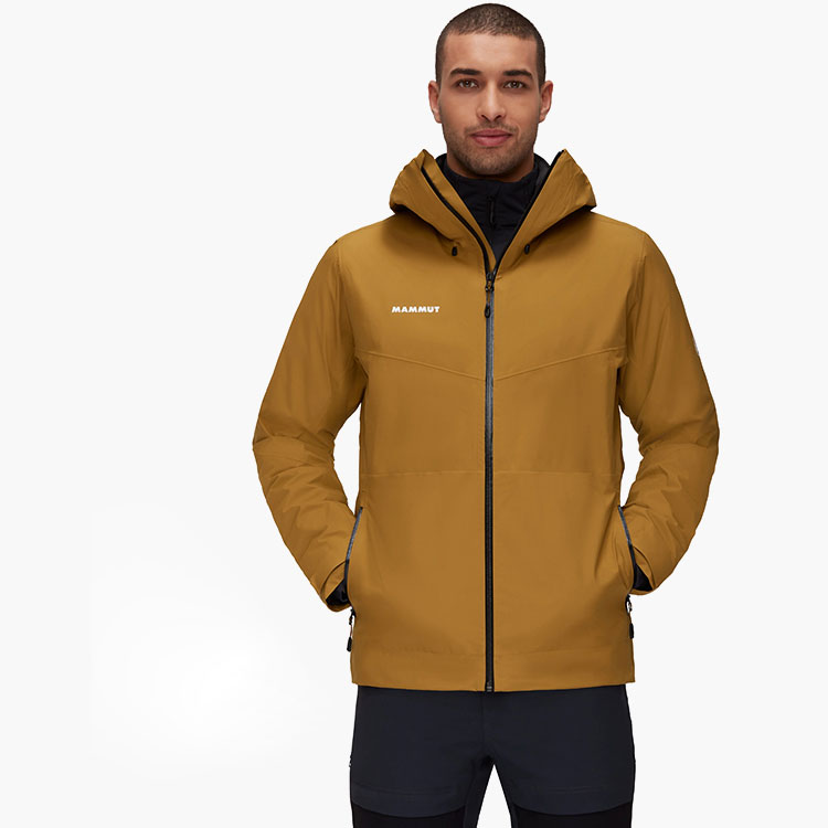 Lookbook Mammut Convey 男款3合1防水保暖Gore-Tex登山外套 咖啡色 1010-29050