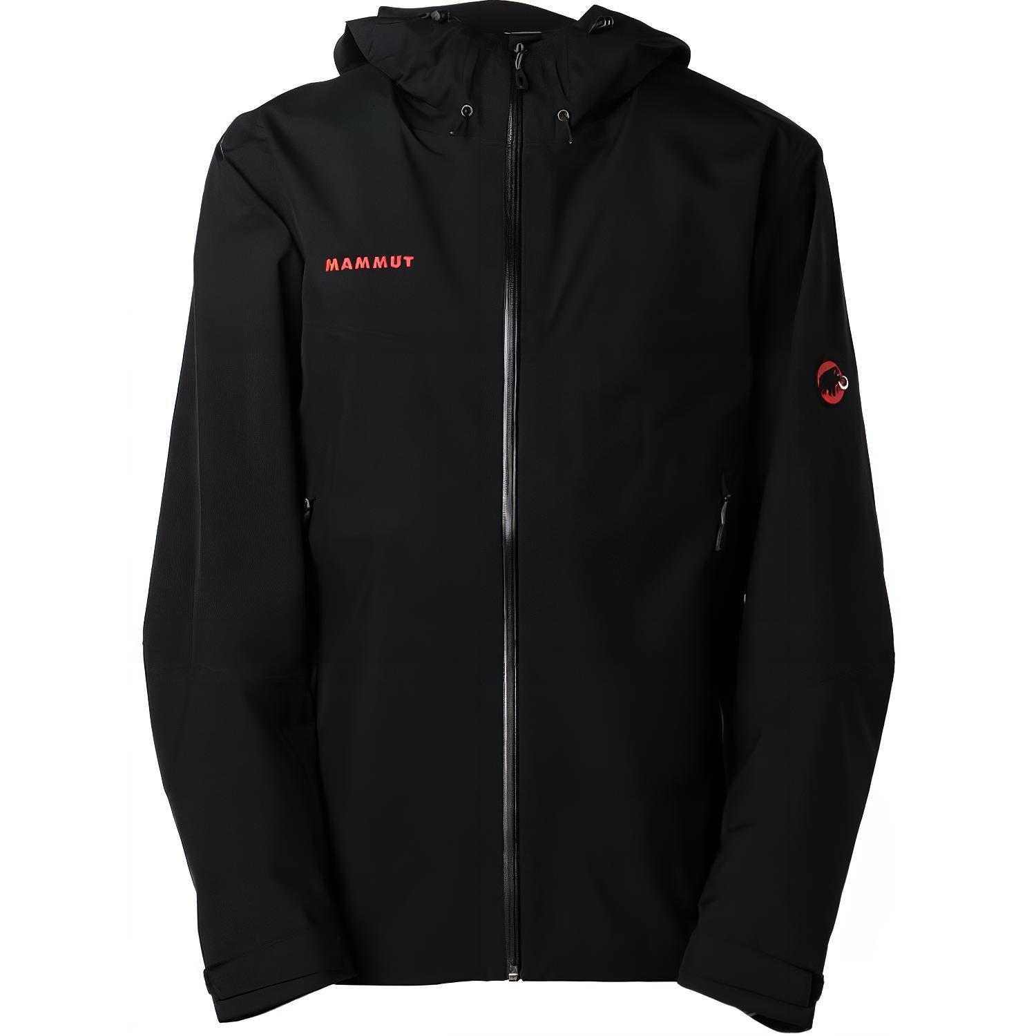 Order MAMMUT Convey Tour HS 亞洲版限量紅標連帽外套 黑色 男款 1010-31140