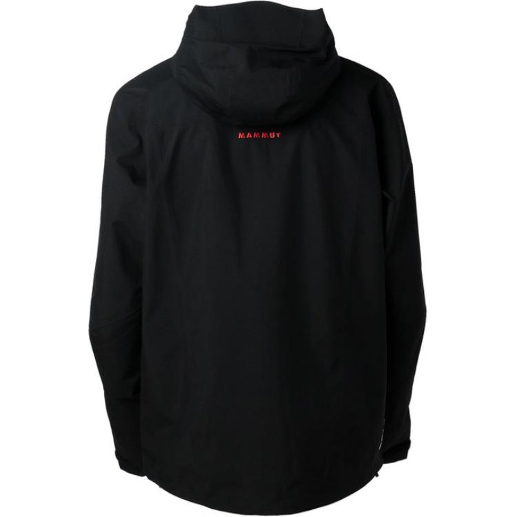 Lookbook MAMMUT Convey Tour HS 亞洲版限量紅標連帽外套 黑色 男款 1010-31140