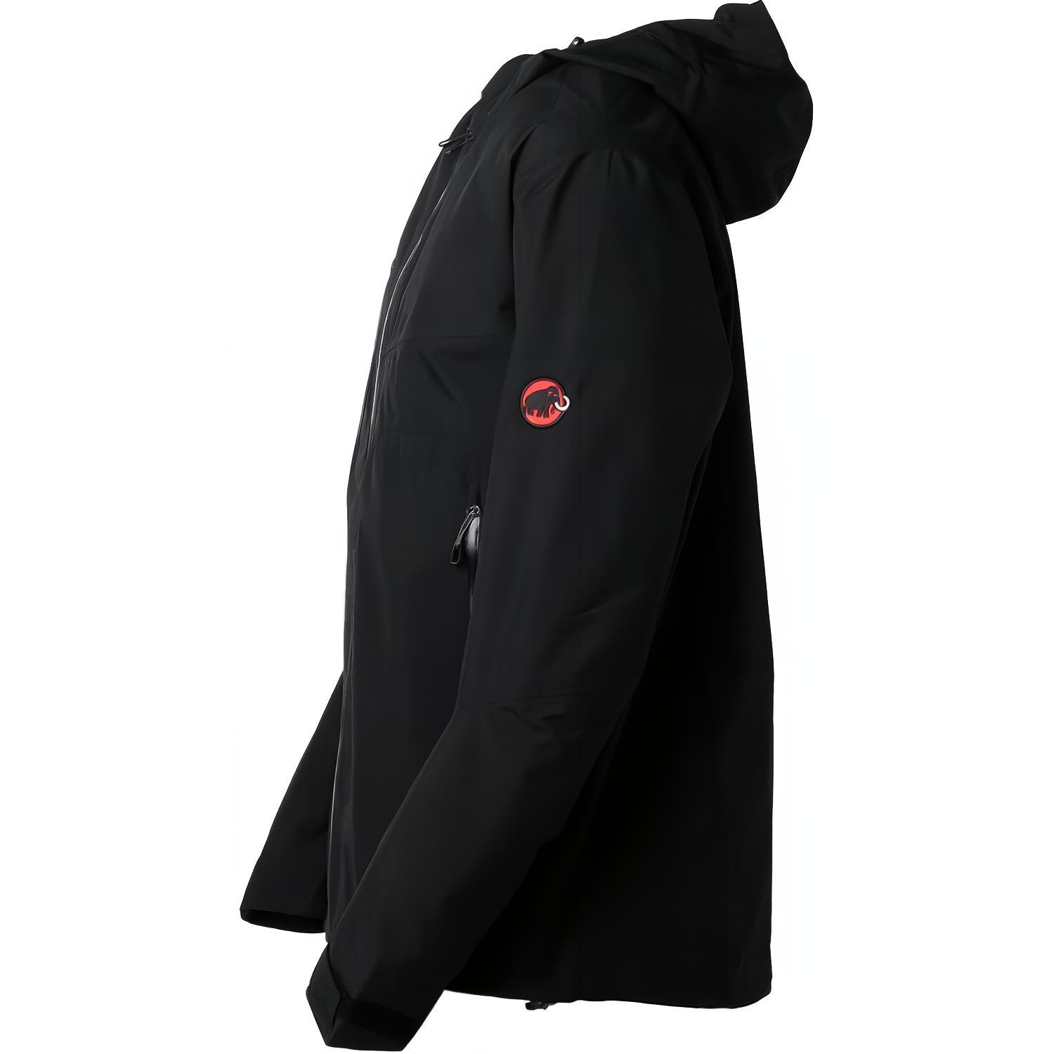 Shop MAMMUT Convey Tour HS 亞洲版限量紅標連帽外套 黑色 男款 1010-31140