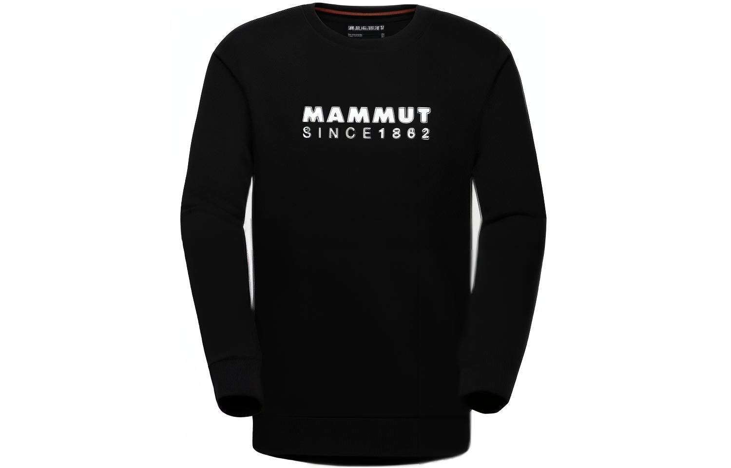 Lookbook Mammut Core Logo Print Casual Pullover Sweatshirt for Men 1014-04040