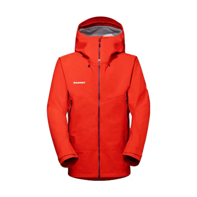 MAMMUT Crater Waterproof Hard Shell Jacket Men’s Monochrome Hoodie 1010-27700